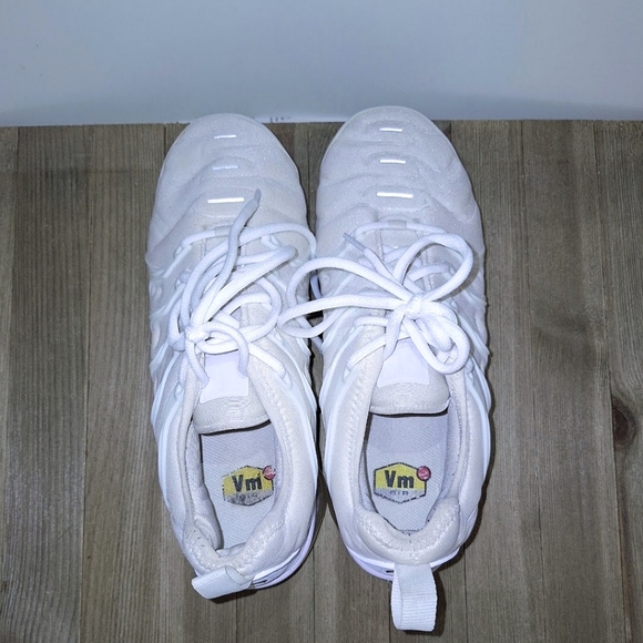 NIKE AIR VAPORMAX PLUS "WHITE PLATINUM" Men's Size 8.5 - Picture 8 of 10